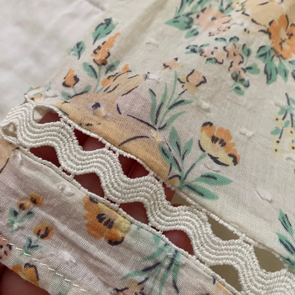 Haute hippie bunny matching flowy top with bloomers perfect for Easter/Spring - Picture 6 of 8